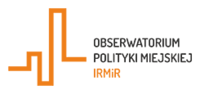 Logo Obserwatorium Polityki Miejskiej IRMiR